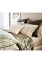 Comfortable Cloud Quilted Damask Coverlet, 100% Cotton Chenille, Oatmeal, 51X66Cm - 2