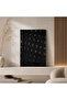 لوحة حائط بإطار أسود مقاس 80 × 120 سم - 2