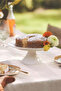 Old Havana Portugal Made Reactive Glazed Ceramic Cake Stand - White - 3