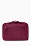 Hangable Travel Makeup and Grooming Bag - Burgundy - 4