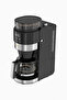 Drip Brew Filter Coffee Maker with Grinder 1.35 L - Black - 4