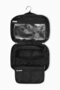Hangable Travel Makeup and Grooming Bag - Black - 2