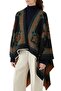 Wool-Satin Poncho - Stylish and Warm - 5