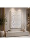 لوحة فنية بإطار بيج مقاس 120 × 80 سم - 2