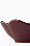 Fiore Bordo, Italian Design Ceramic Bowl - Burgundy - 3