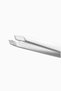 Classic Inox Slanted Tip Tweezers - Silver - 3