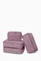 Cells 4-Piece Suitcase Organizer Set - Pink