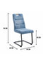 Modern Chair in Blue Color - 3