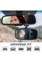 Baby Rearview Mirror, Spring Clip, 360° Rotatable, Shatterproof Glass - 2