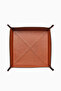 Helsinki Valet Tray Oil Pull-Up Leather Desk Organizer - Brown - 5