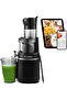 200W Slow Juicer, Reverse Function, 2 Filters, Bpa-Free, Quiet Operation