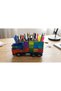 Wooden Truck Desktop Pen Holder and Organizer (25X13.5Cm) - 2
