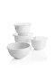 Rosti White Melamine Mixing Bowl Set with Lid - 3