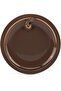 Nour Collection 9-Piece Brown Cake Set, Elegant Porcelain Serving Plate, Perfect for Desserts - 4