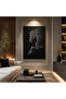 لوحة ديكور بإطار فضي مقاس 100 × 150 سم - 2