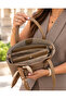 Women's Scarf Detailed Stylish Design Hand & Shoulder Bag with Adjustable Strap Shoulder Bag - 4