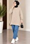 Women's Stone Embellished Comfortable Fit Hijab Tunic