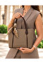 Women's Scarf Detailed Stylish Design Hand & Shoulder Bag with Adjustable Strap Shoulder Bag - 2