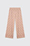 Girl's Collared Ecru Pajama Set - 6