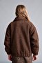 Anti-Wrinkle Jacket with Collar and Zipper Pockets, Cashmere Jacket Coat for Girls H3100A826Au - 5