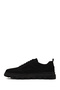 Men's Black Lace-Up Nubuck Leather Casual Sneaker Wm828003Dn - 3