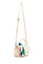 Women's Cream Quilted Crossbody Bag with Accessories Ab24000953 - 6