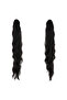 Buckle-Strapped Layered Cut Ponytail / Dark Chestnut