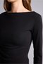 Slim Fit Boat Neck Ribbed Long Sleeve T-Shirt G1581Ax26Au - 4
