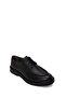 Men's Black Lace-Up Leather Casual Shoes Wm750029Dv - 7