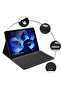 Wireless Keyboard Case for iPad Air 11 Inch (M4 2026/ M3 2025/ M2 2024) Magnetically Detachable Pencil Holder Case , Auto Sleep/Wake -Black - 3