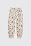 Boy's Ecru Pajama Set - 6