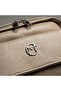 Soft Leather Mink Women's Cross Shoulder Bag with Gold Detail 23X15 cm - - 3