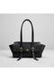 Black Soft Leather Mini Shoulder Bag - 2