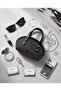 Black Stone Mini Hand and Shoulder Bag Evening Dress Women's Bag for Evening Events - 3