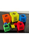 3D-Printed Lattice-Shaped Boxes Nesting Set - Colorful Shape Sorting and Stacking HB006 - 3