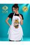 Unisex Printed Kitchen Apron Cook Chef Apron Women Men White Apron-1