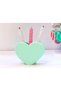 3D Printed Heart-Shaped Pen Holder - Desktop Organizer - Mint