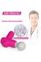 Mini Massage Gun, Electric Back Massagers, Quiet Portable Handheld Waterproof Massager Gun with 10 Speeds- Rose Red - 6