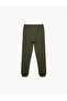 Elastic Waist Pocket Jogger School Sweatpants - 2