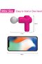 Mini Massage Gun, Electric Back Massagers, Quiet Portable Handheld Waterproof Massager Gun with 10 Speeds- Rose Red - 2