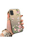 Samsung Galaxy A31 Compatible Elegant Pink Rose Butterfly Case, Slim Structure Fits the Phone Perfectly