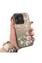 Realme C63 4G/C61 Compatible Elegant Pink Rose Butterfly Case, Slim Structure Perfectly Fits the Phone