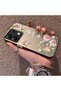Poco X6 Compatible Elegant Pink Rose Butterfly Case, Slim Structure Perfectly Fits the Phone - 2