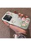 Vivo V60 Compatible Elegant Pink Rose Butterfly Case, Slim Structure Perfectly Fits the Phone - 2
