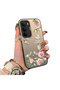 Realme C75 4g Compatible Elegant Pink Rose Butterfly Case, Slim Structure Perfectly Fits the Phone