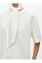 T-Shirt Schal-Detail - 5