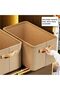 4pcs Foldable Storage Bins, Clothes Storage Box with Large Capacity, Multi-Functional Storage Bags T - 5