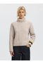 Rollkragenpullover Zopfstrick