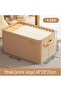 4pcs Foldable Storage Bins, Clothes Storage Box with Large Capacity, Multi-Functional Storage Bags T - 2