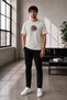 Unisex Oversize Demon Slayer Tanjiro Kamado Embroidered Anime T-Shirt 100% Cotton - 2